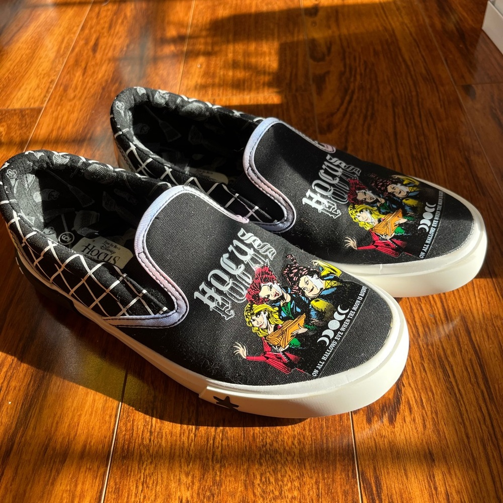 Hocus Pocus Slip-On Shoes - Black